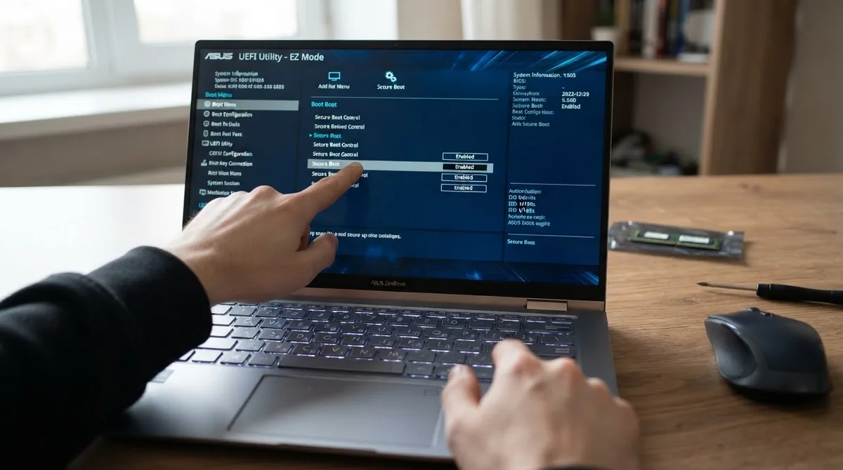 Как включить безопасную загрузку Windows и UEFI
